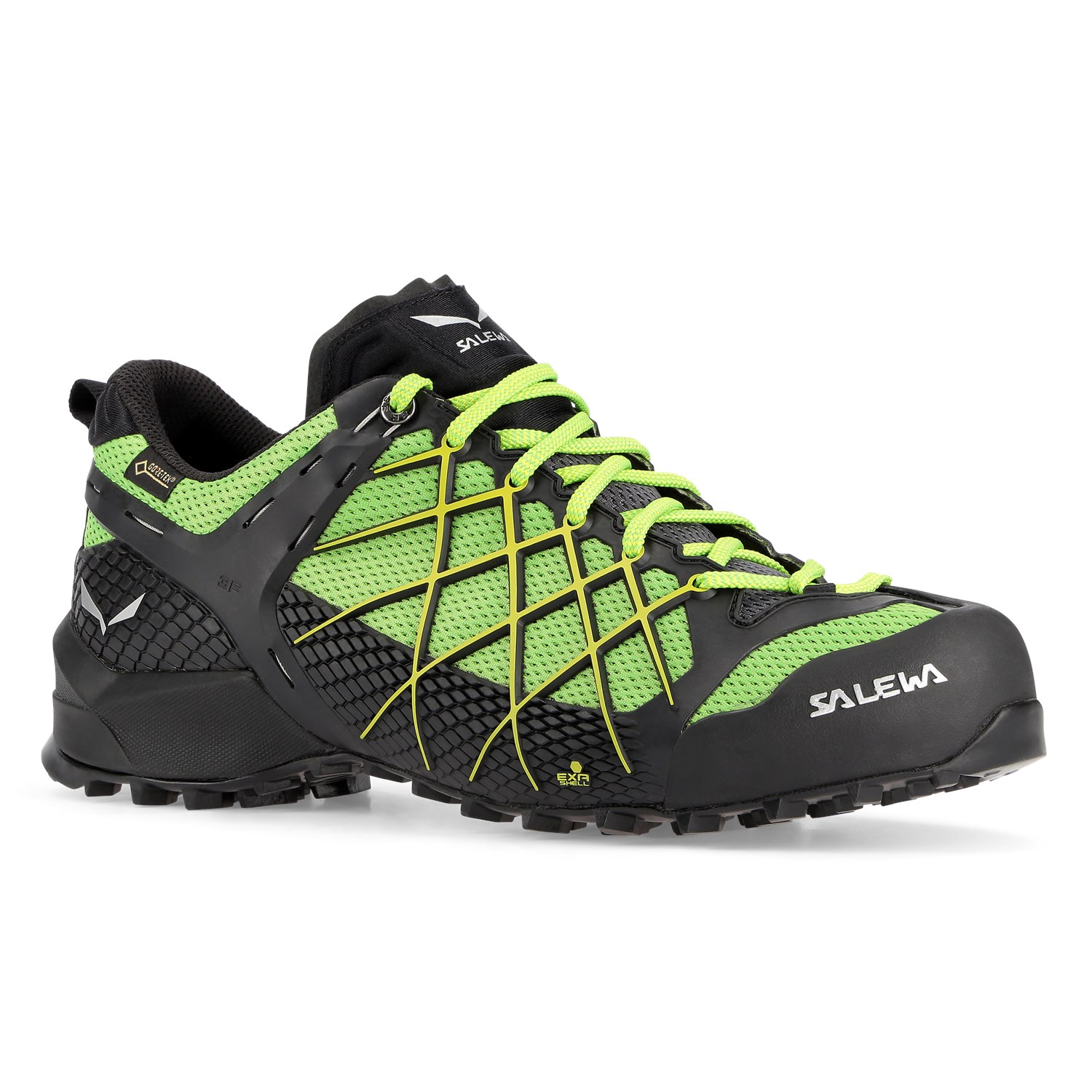 Zapatillas de Aproximación Hombre Chile - Salewa Wildfire GORE-TEX® - Verde/Negras/Amarillo - NISZ-9